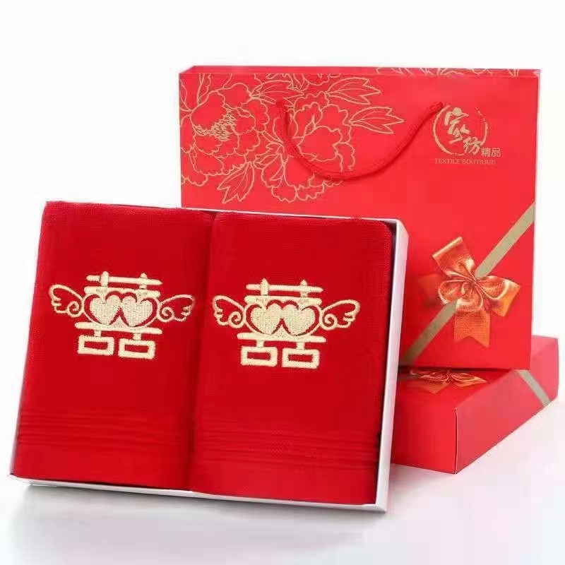 婚庆毛巾伴手礼
