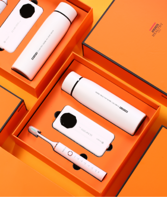 豹牌三合一商务礼盒电动牙刷保温杯充电宝三件套定制批发成都礼品定制