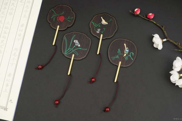 宋韵团扇书签单支