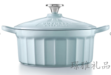北鼎珐琅铸铁锅 蓝色